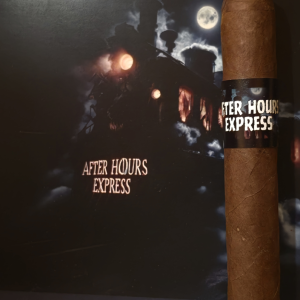 After Hours Express cigar on table